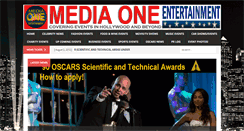 Desktop Screenshot of mediaoneentertainment.com